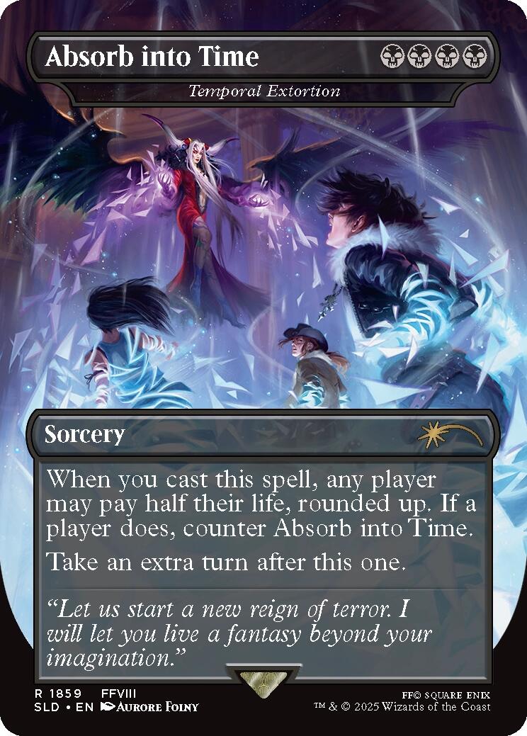 Absorb into Time - Temporal Extortion [Secret Lair Drop Series] | Boutique FDB TCG