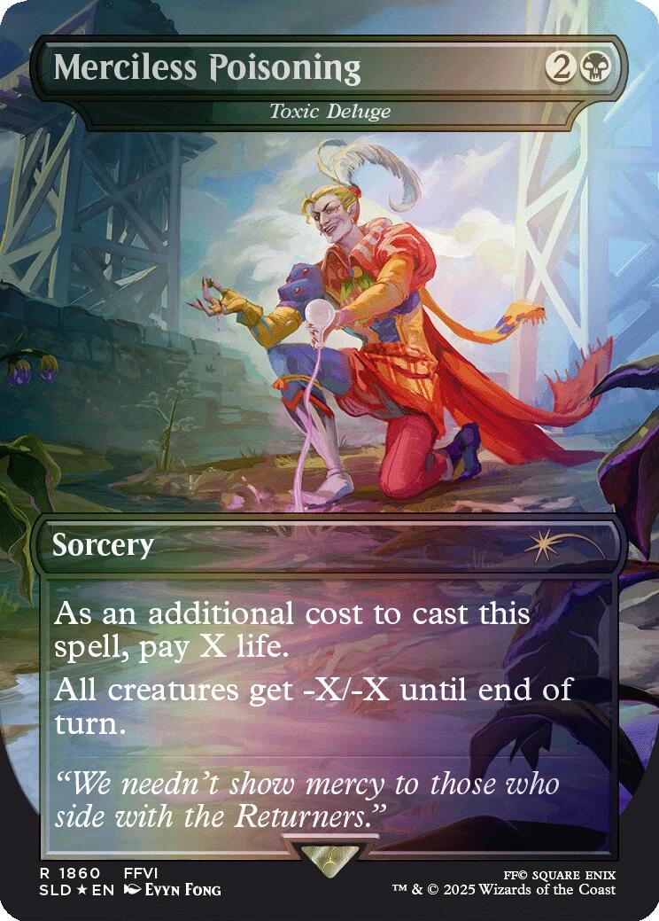 Merciless Poisoning - Toxic Deluge (Rainbow Foil) [Secret Lair Drop Series] | Boutique FDB TCG