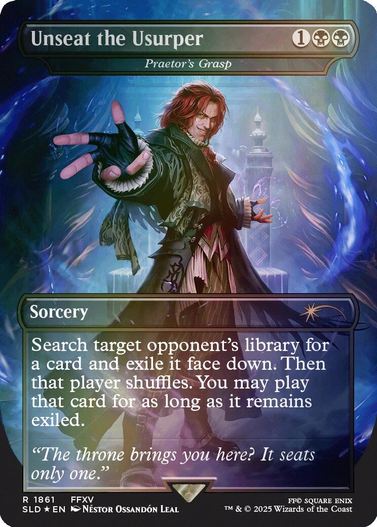 Unseat the Usurper - Praetor's Grasp (Rainbow Foil) [Secret Lair Drop Series] | Boutique FDB TCG