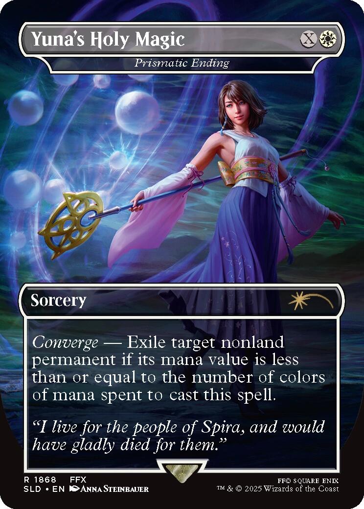 Yuna's Holy Magic - Prismatic Ending [Secret Lair Drop Series] | Boutique FDB TCG