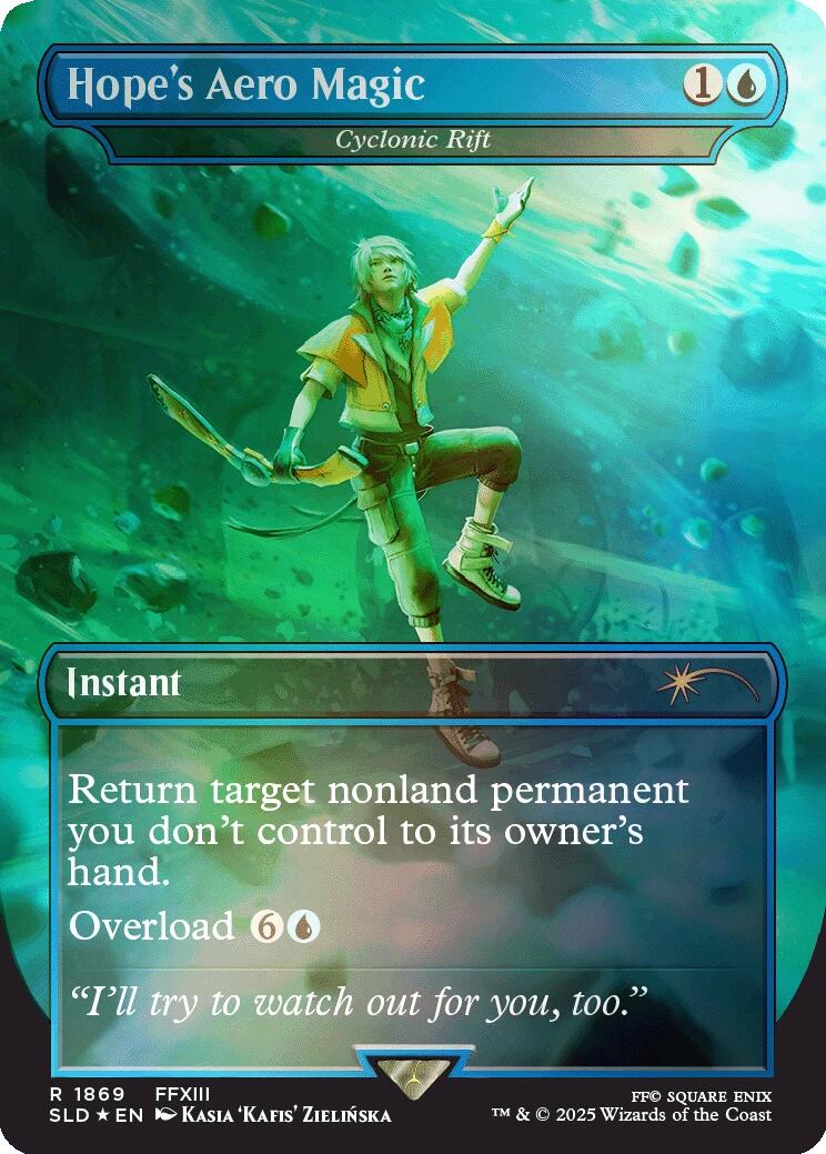 Hope's Aero Magic - Cyclonic Rift (Rainbow Foil) [Secret Lair Drop Series] | Boutique FDB TCG