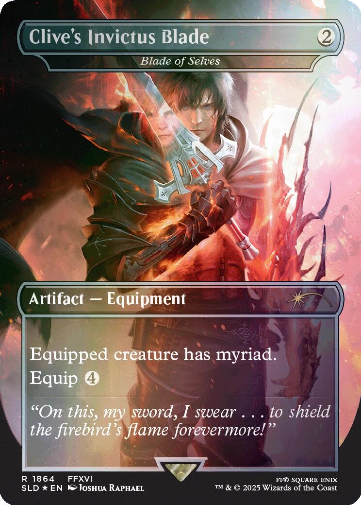 Clive's Invictus Blade - Blade of Selves (Rainbow Foil) [Secret Lair Drop Series] | Boutique FDB TCG