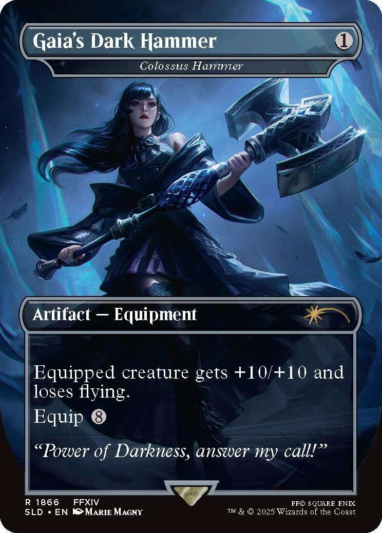 Gaia's Dark Hammer - Colossus Hammer [Secret Lair Drop Series] | Boutique FDB TCG