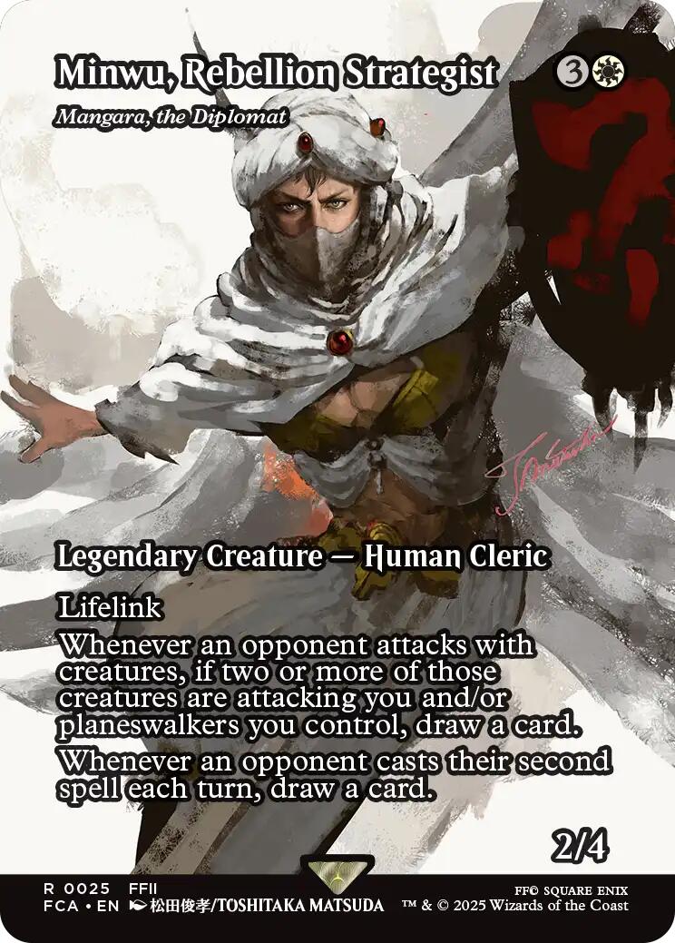 Minwu, Rebellion Strategist - Mangara, the Diplomat (Showcase) [FINAL FANTASY : Through the Ages] | Boutique FDB TCG