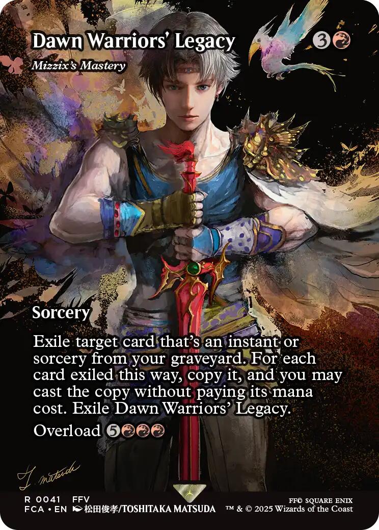 Dawn Warriors' Legacy - Mizzix's Mastery (Showcase) [FINAL FANTASY : Through the Ages] | Boutique FDB TCG
