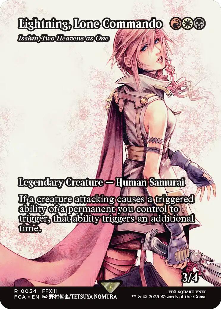 Lightning, Lone Commando - Isshin, Two Heavens as One (Showcase) [FINAL FANTASY : Through the Ages] | Boutique FDB TCG