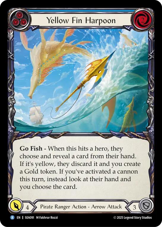 Yellow Fin Harpoon [SEA091] (High Seas) | Boutique FDB TCG