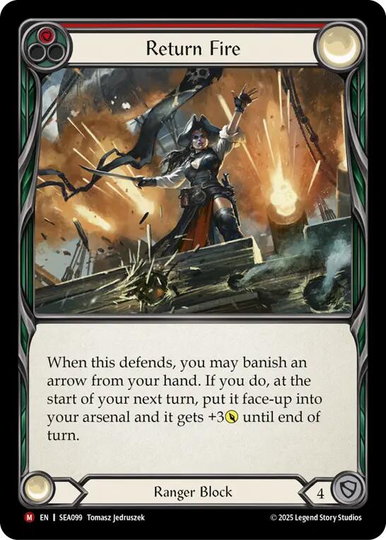 Return Fire [SEA099] (High Seas)  Rainbow Foil | Boutique FDB TCG