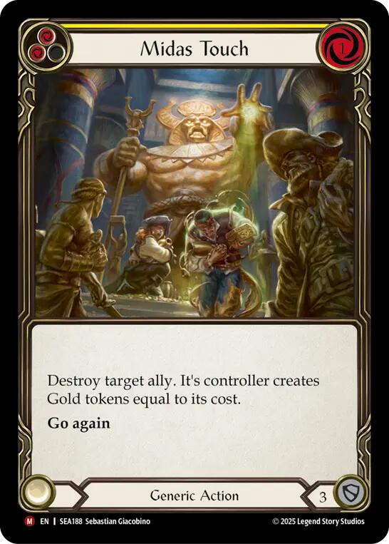 Midas Touch [SEA188] (High Seas)  Rainbow Foil | Boutique FDB TCG