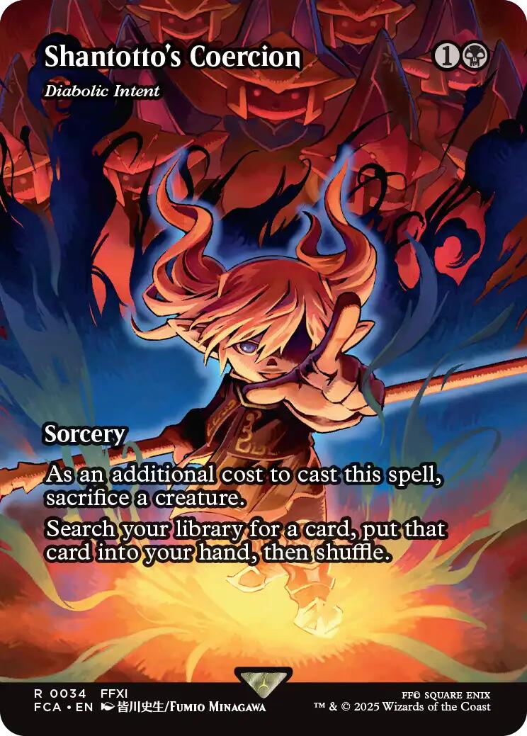 Shantotto's Coercion - Diabolic Intent (Showcase) [FINAL FANTASY : Through the Ages] | Boutique FDB TCG