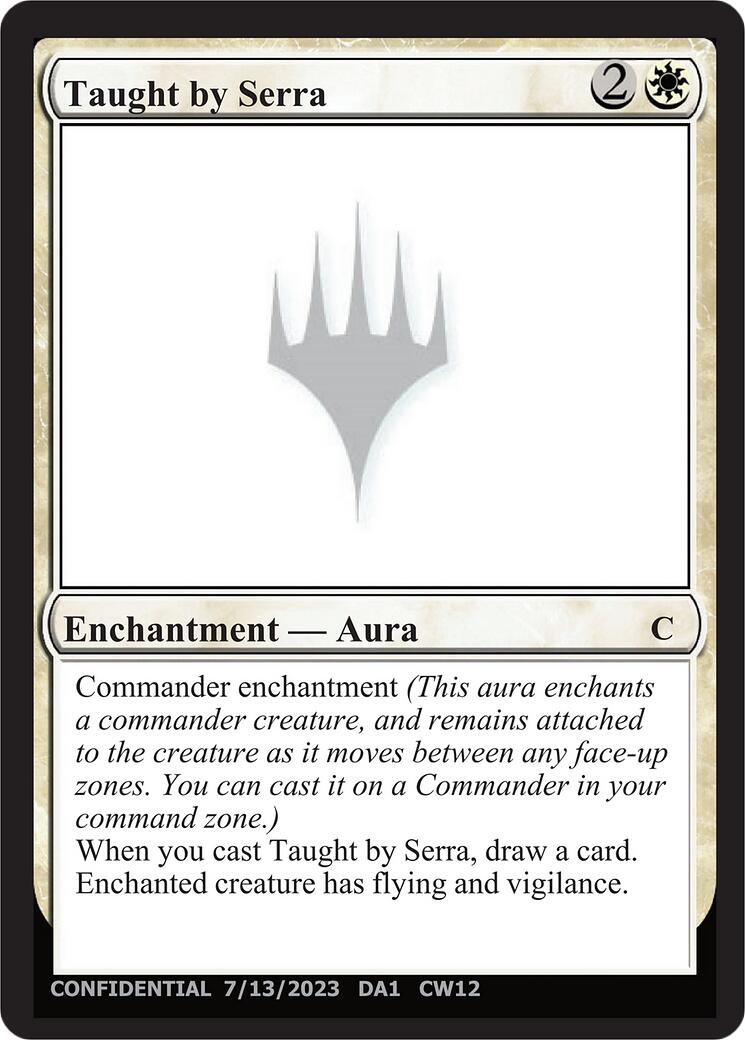 Taught by Serra [Unknown Event] | Boutique FDB TCG