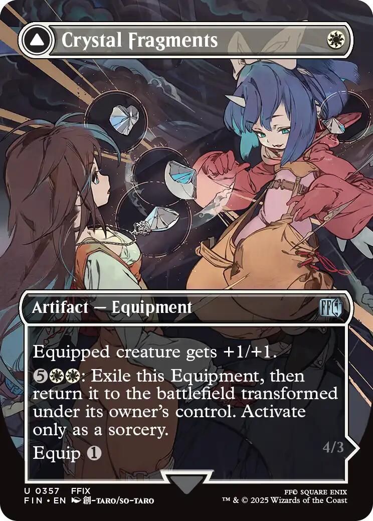 Crystal Fragments // Summon: Alexander (Borderless) [FINAL FANTASY] | Boutique FDB TCG