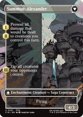 Crystal Fragments // Summon: Alexander (Borderless) [FINAL FANTASY] | Boutique FDB TCG