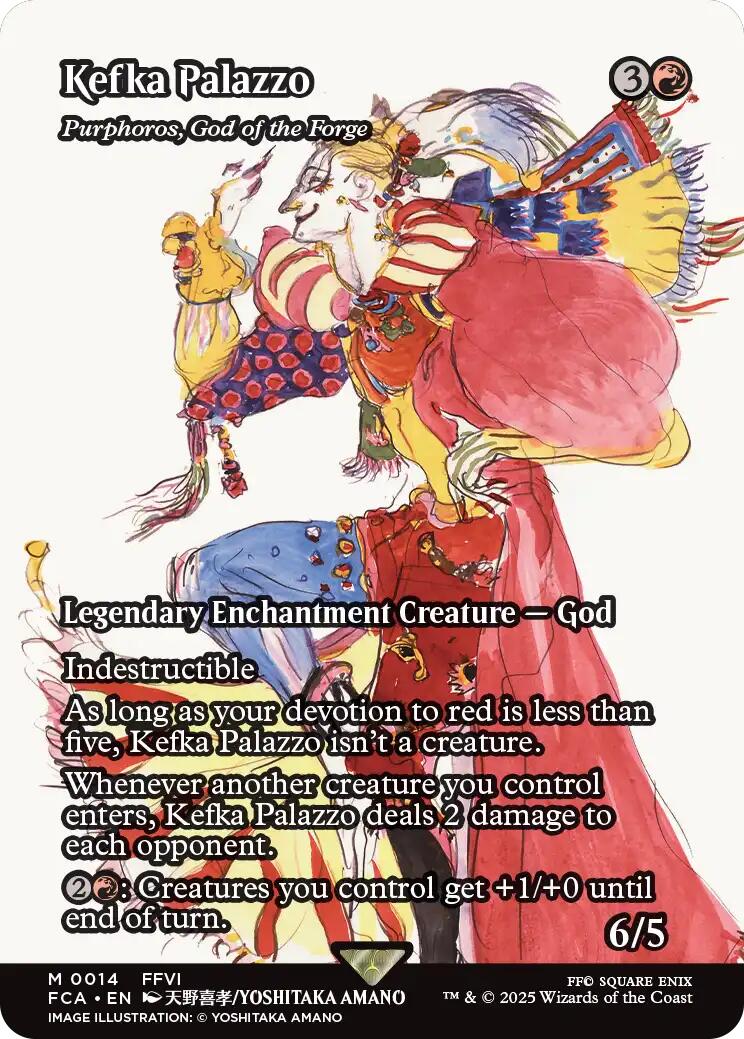 Kefka Palazzo - Purphoros, God of the Forge (Showcase) [FINAL FANTASY : Through the Ages] | Boutique FDB TCG