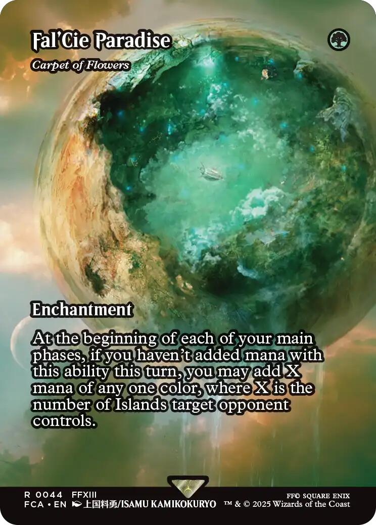 Fal'Cie Paradise - Carpet of Flowers (Showcase) [FINAL FANTASY : Through the Ages] | Boutique FDB TCG
