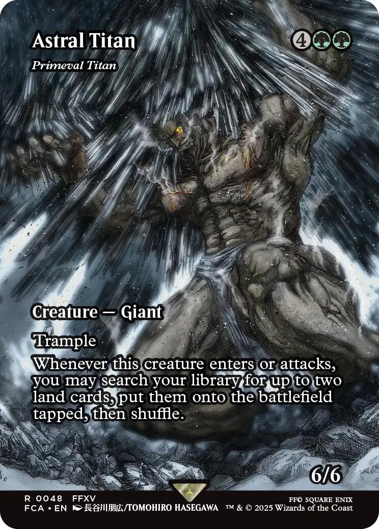 Astral Tiran - Primeval Titan (Showcase) [FINAL FANTASY : Through the Ages] | Boutique FDB TCG