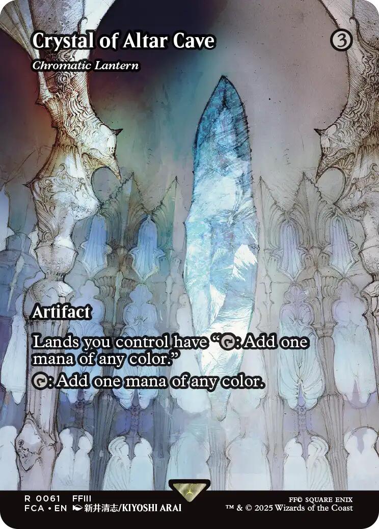 Crystal of Altar Cave - Chromatic Lantern (Showcase) [FINAL FANTASY : Through the Ages] | Boutique FDB TCG