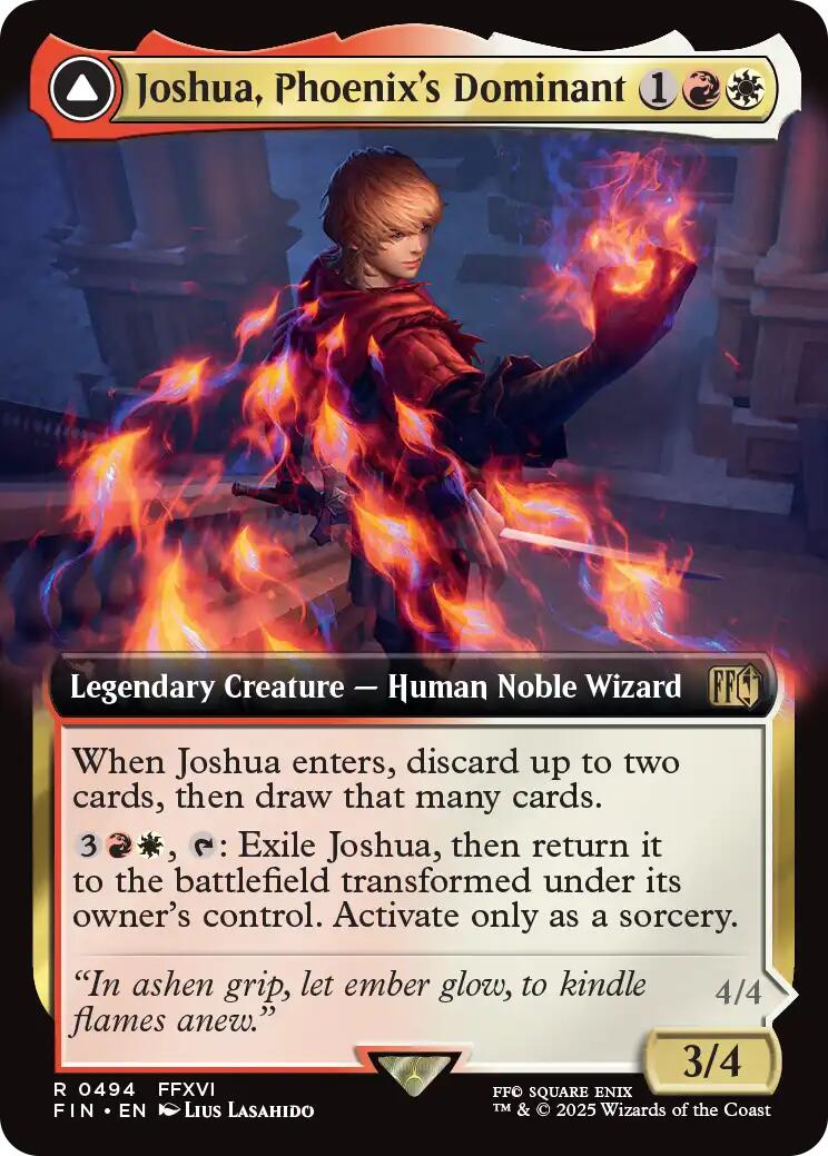 Joshua, Phoenix's Dominant (Extended Art) [FINAL FANTASY] | Boutique FDB TCG