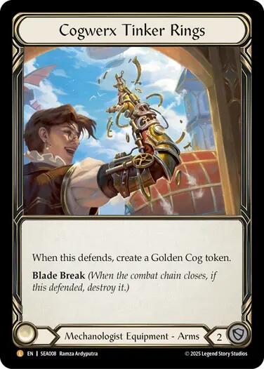 Cogwerx Tinker Rings [SEA008] (High Seas)  Rainbow Foil | Boutique FDB TCG