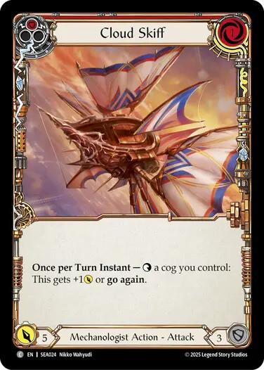 Cloud Skiff (Red) [SEA024] (High Seas) | Boutique FDB TCG
