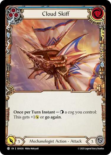 Cloud Skiff (Blue) [SEA026] (High Seas) | Boutique FDB TCG