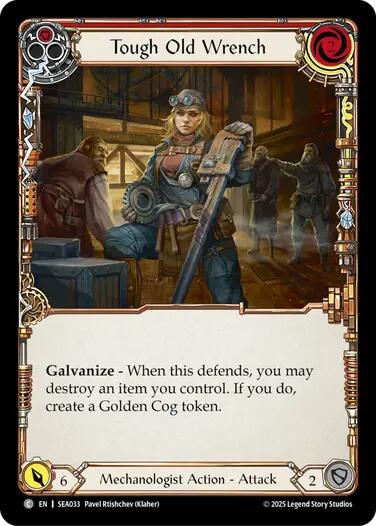 Tough Old Wrench (Red) [SEA033] (High Seas) | Boutique FDB TCG