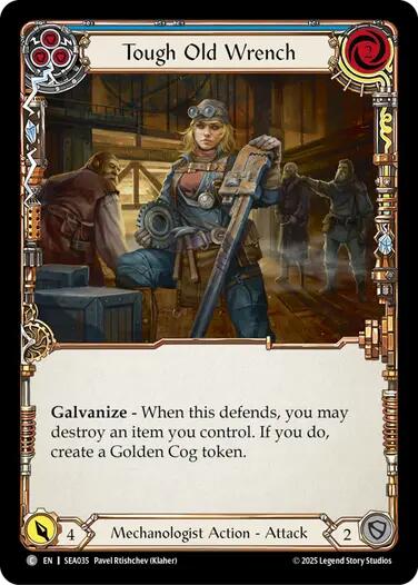 Tough Old Wrench (Blue) [SEA035] (High Seas) | Boutique FDB TCG