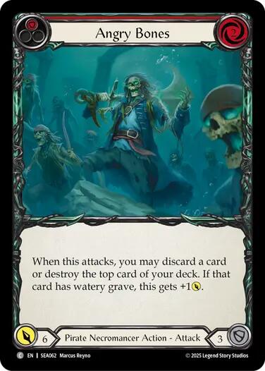 Angry Bones (Red) [SEA062] (High Seas) | Boutique FDB TCG