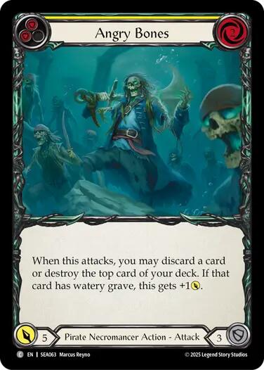 Angry Bones (Yellow) [SEA063] (High Seas) | Boutique FDB TCG