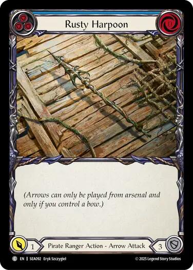 Rusty Harpoon [SEA092] (High Seas)  Rainbow Foil | Boutique FDB TCG