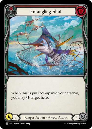Entangling Shot [SEA107] (High Seas)  Rainbow Foil | Boutique FDB TCG