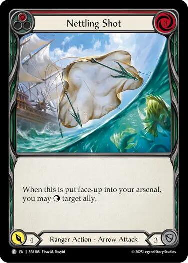 Nettling Shot [SEA108] (High Seas)  Rainbow Foil | Boutique FDB TCG