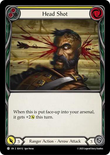 Head Shot (Yellow) [SEA112] (High Seas) | Boutique FDB TCG