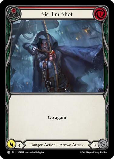 Sic 'Em Shot (Red) [SEA117] (High Seas) | Boutique FDB TCG