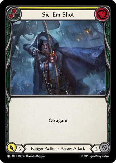 Sic 'Em Shot (Yellow) [SEA118] (High Seas) | Boutique FDB TCG