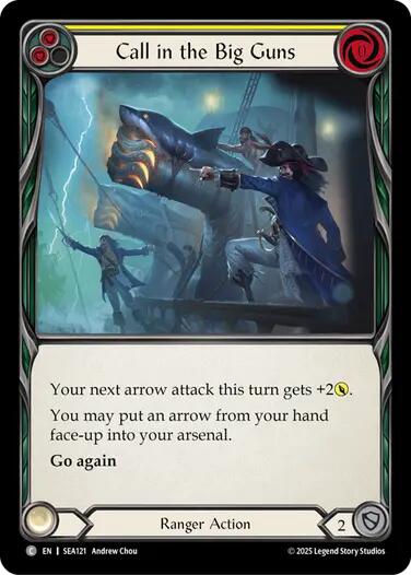 Call in the Big Guns (Yellow) [SEA121] (High Seas) | Boutique FDB TCG