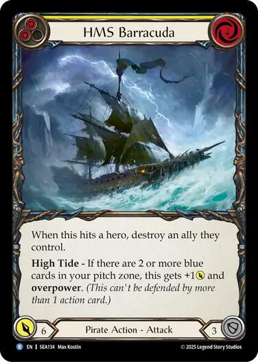 HMS Barracuda [SEA134] (High Seas) | Boutique FDB TCG