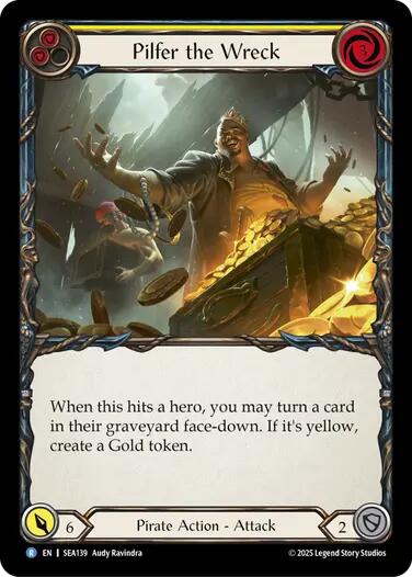 Pilfer the Wreck (Yellow) [SEA139] (High Seas) | Boutique FDB TCG