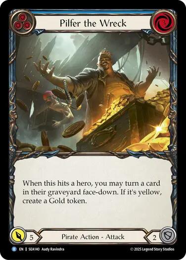 Pilfer the Wreck (Blue) [SEA140] (High Seas) | Boutique FDB TCG