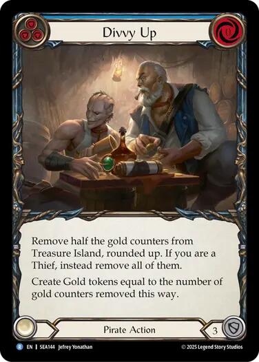 Divvy Up [SEA144] (High Seas)  Rainbow Foil | Boutique FDB TCG
