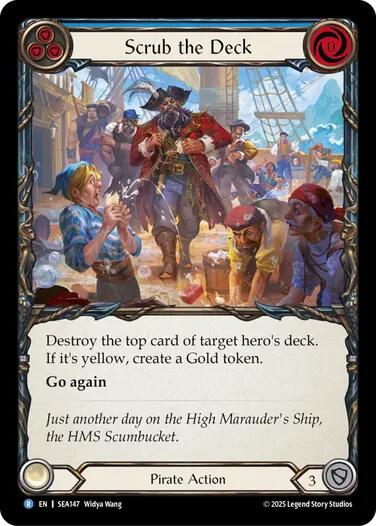 Scrub the Deck [SEA147] (High Seas)  Rainbow Foil | Boutique FDB TCG