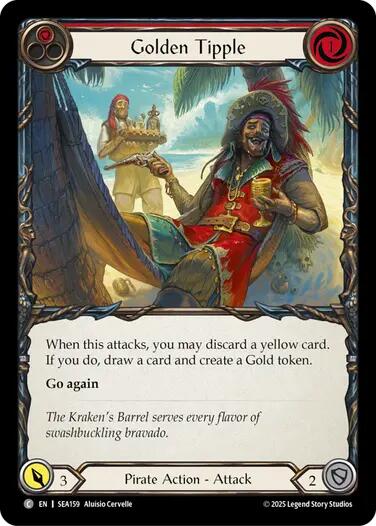 Golden Tipple (Red) [SEA159] (High Seas) | Boutique FDB TCG