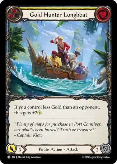 Gold Hunter Longboat [SEA163] (High Seas) | Boutique FDB TCG