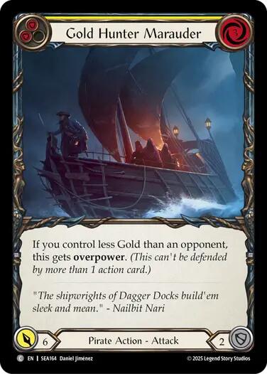 Gold Hunter Marauder [SEA164] (High Seas) | Boutique FDB TCG