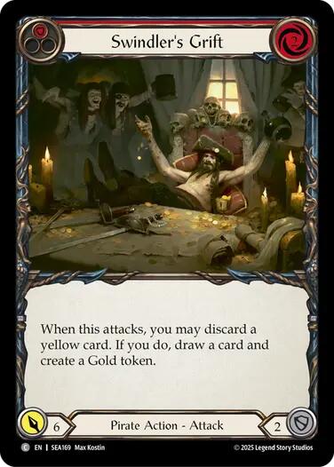 Swindler's Grift (Red) [SEA169] (High Seas) | Boutique FDB TCG