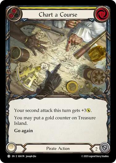 Chart a Course (Yellow) [SEA174] (High Seas) | Boutique FDB TCG
