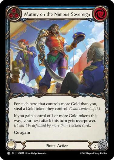 Mutiny on the Nimbus Sovereign [SEA177] (High Seas) | Boutique FDB TCG