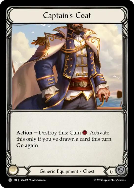 Captain's Coat [SEA181] (High Seas) | Boutique FDB TCG