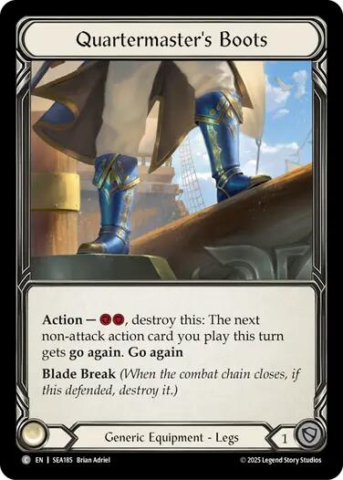Quartermaster's Boots [SEA185] (High Seas) | Boutique FDB TCG