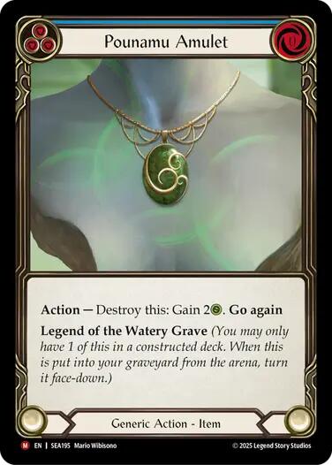 Pounamu Amulet [SEA195] (High Seas) | Boutique FDB TCG